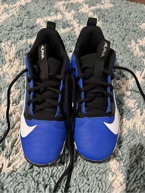 Nike Kids Royal Blue, Black and White Football Cleats